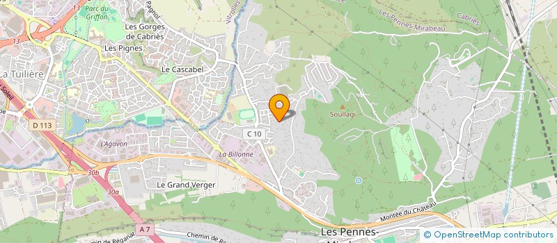 localisation de l'entreprise MONSIEUR ABDERRAHMANE ALLOUI à LES PENNES MIRABEAU