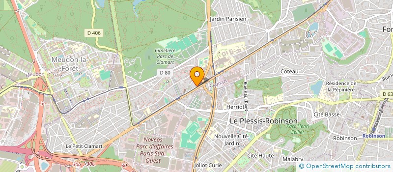 localisation de l'entreprise MONSIEUR ABDERRAHMANE AMRAOUI à CLAMART