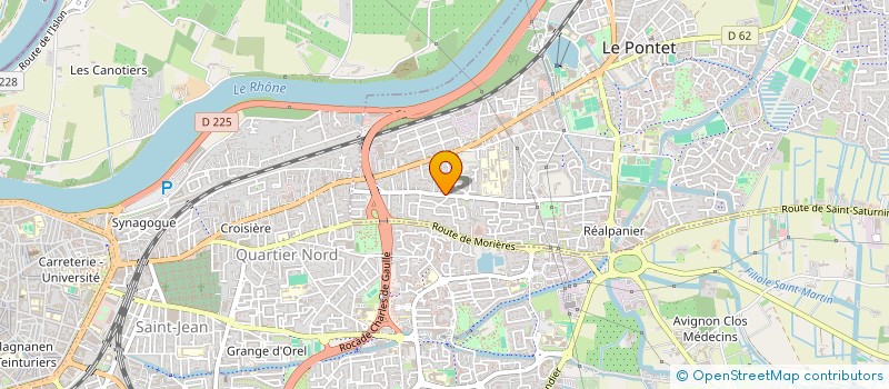 localisation de l'entreprise MONSIEUR ABDERRAHMANE AOUFFEN  LE PONTET