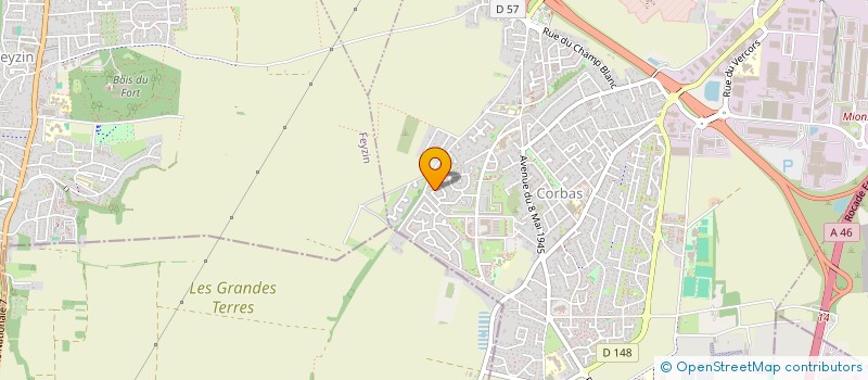 localisation de l'entreprise MONSIEUR ABDERRAHMANE AYAD à CORBAS