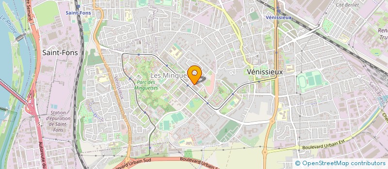 localisation de l'entreprise MONSIEUR ABDERRAHMANE AZIEZ  VENISSIEUX