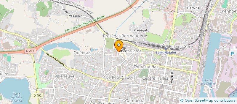 localisation de l'entreprise MONSIEUR ABDERRAHMANE AZZEDINE  SAINT-NAZAIRE