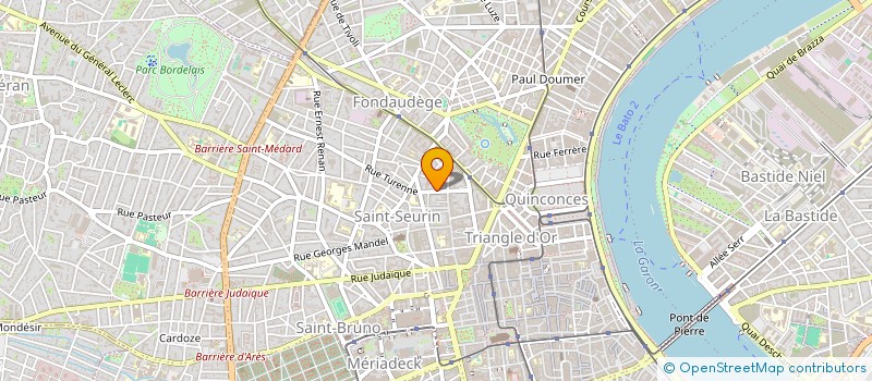 localisation de l'entreprise MONSIEUR ABDERRAHMANE BAKOUCH  BORDEAUX