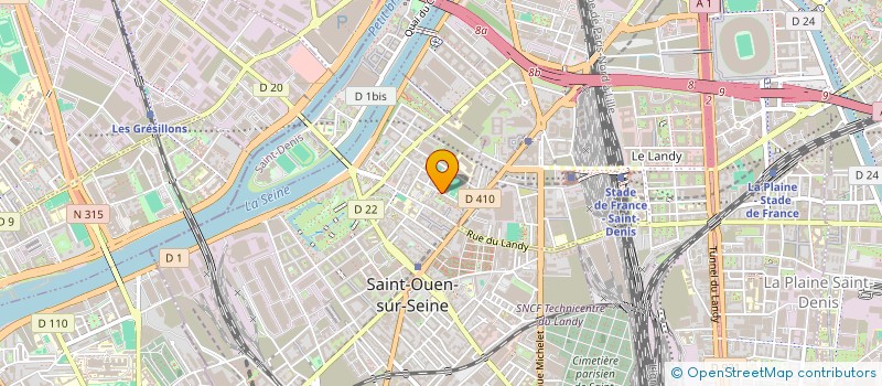 localisation de l'entreprise MONSIEUR ABDERRAHMANE BEL MOKHTAR à SAINT-OUEN-SUR-SEINE