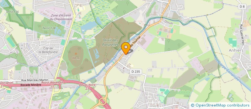 localisation de l'entreprise MONSIEUR ABDERRAHMANE BELBACHIR  DOUAI