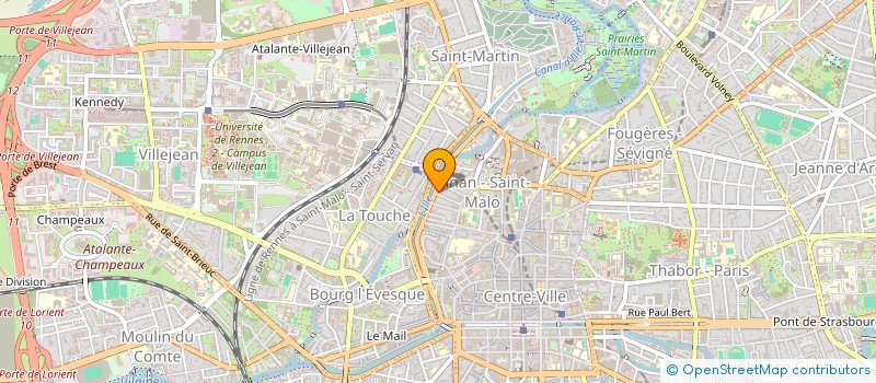 localisation de l'entreprise MONSIEUR ABDERRAHMANE BENCHIKH  RENNES