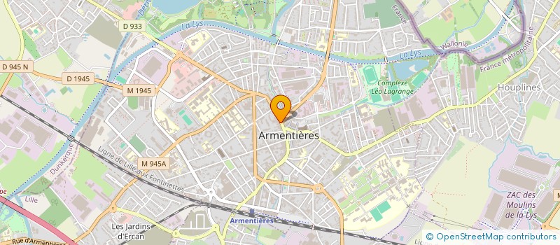 localisation de l'entreprise MONSIEUR ABDERRAHMANE BENDELLADJ à ARMENTIERES