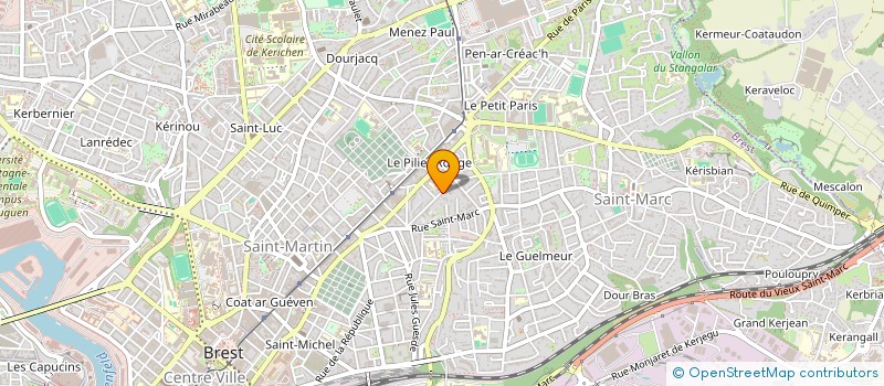 localisation de l'entreprise MONSIEUR ABDERRAHMANE BENTALEB à BREST