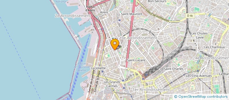 localisation de l'entreprise MONSIEUR ABDERRAHMANE BENZEMIRLI  MARSEILLE