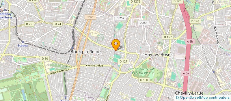 localisation de l'entreprise MONSIEUR ABDERRAHMANE BORDJ à L'HAY-LES-ROSES