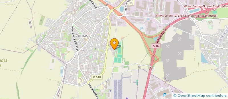 localisation de l'entreprise MONSIEUR ABDERRAHMANE BOUAYAD à CORBAS