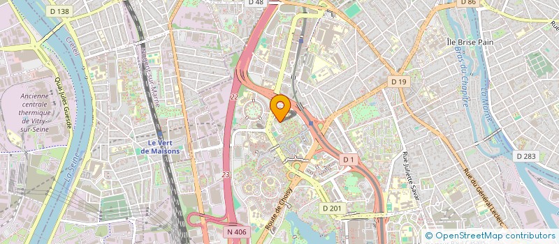 localisation de l'entreprise MONSIEUR ABDERRAHMANE BOUNAR  CRETEIL