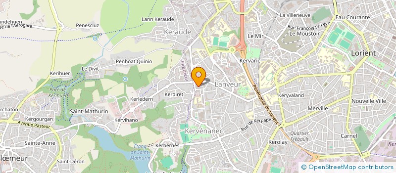 localisation de l'entreprise MONSIEUR ABDERRAHMANE BOURAS  LORIENT