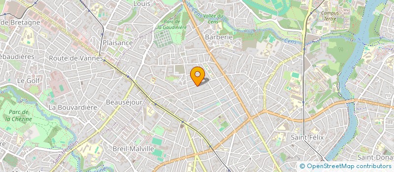 localisation de l'entreprise MONSIEUR ABDERRAHMANE BOUREGBA  NANTES