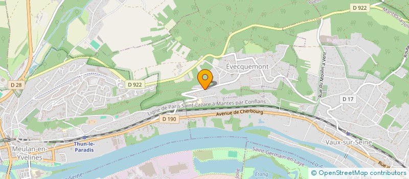 localisation de l'entreprise MONSIEUR ABDERRAHMANE BOURKAID  EVECQUEMONT