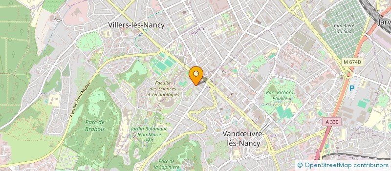 localisation de l'entreprise MONSIEUR ABDERRAHMANE BOUSABAA  VANDUVRE-LES-NANCY