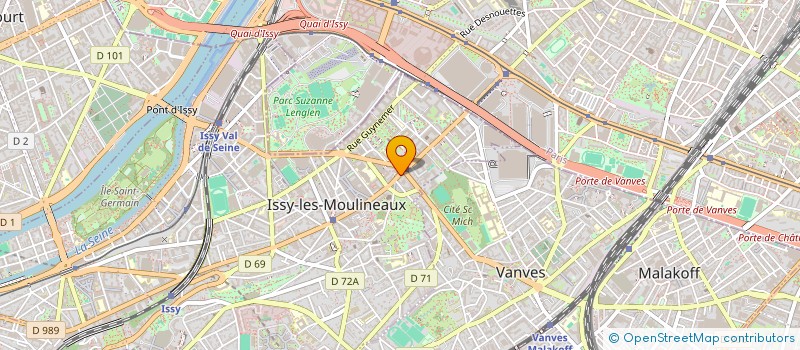 localisation de l'entreprise MONSIEUR ABDERRAHMANE BOUZIANE à ISSY-LES-MOULINEAUX