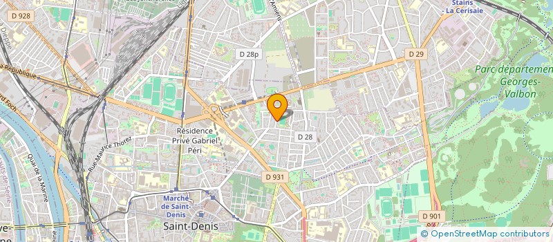 localisation de l'entreprise MONSIEUR ABDERRAHMANE CHAIB à SAINT-DENIS