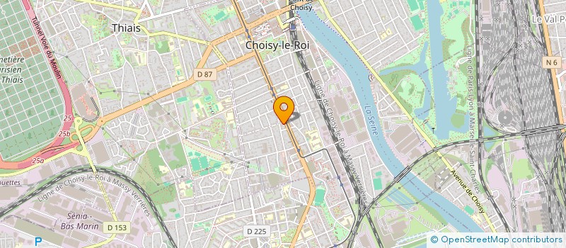 localisation de l'entreprise MONSIEUR ABDERRAHMANE CHANTAR  CHOISY-LE-ROI