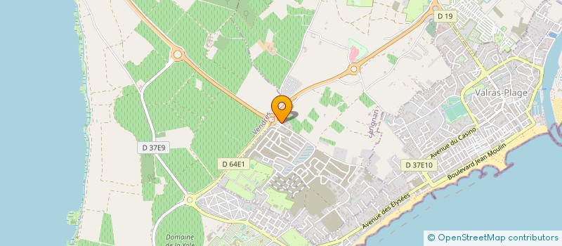 localisation de l'entreprise MONSIEUR ABDERRAHMANE CHELLIK  SERIGNAN