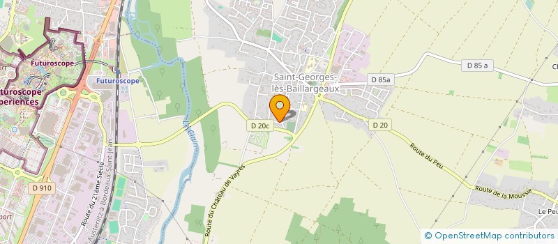 localisation de l'entreprise MONSIEUR ABDERRAHMANE CHERIEF  SAINT-GEORGES-LES-BAILLARGEAUX