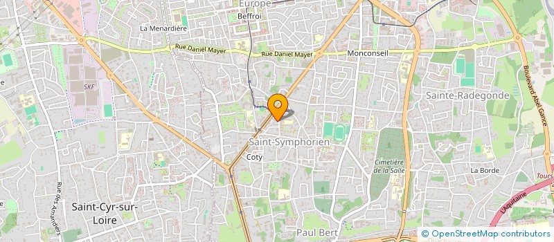 localisation de l'entreprise MONSIEUR ABDERRAHMANE DERMECHE  TOURS