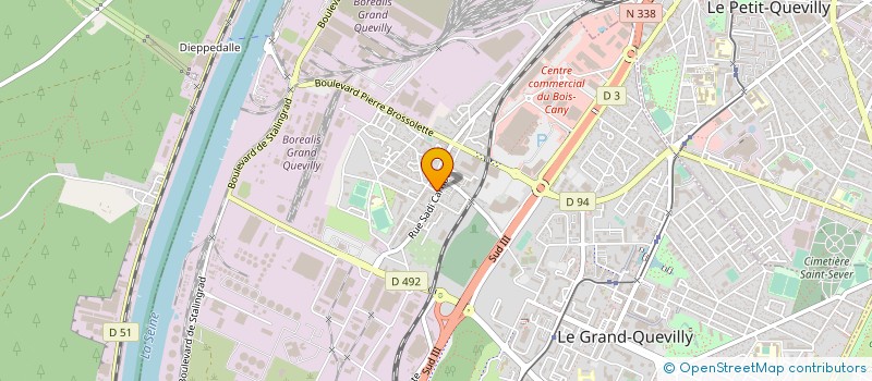 localisation de l'entreprise MONSIEUR ABDERRAHMANE DJAAFAR à LE GRAND-QUEVILLY