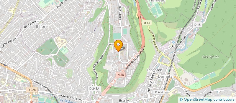 localisation de l'entreprise MONSIEUR ABDERRAHMANE DJEMAL  ROUEN