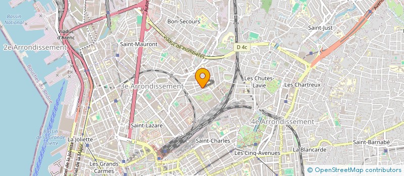 localisation de l'entreprise MONSIEUR ABDERRAHMANE DJILALI AISSA  MARSEILLE