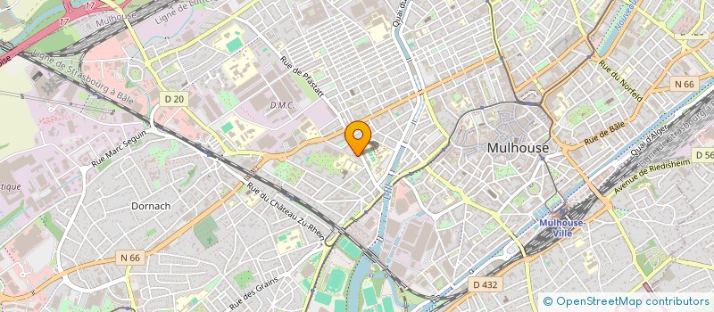 localisation de l'entreprise MONSIEUR ABDERRAHMANE EDDOURABI  MULHOUSE
