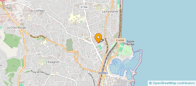 localisation de l'entreprise MONSIEUR ABDERRAHMANE EL ACHARI  ANTIBES