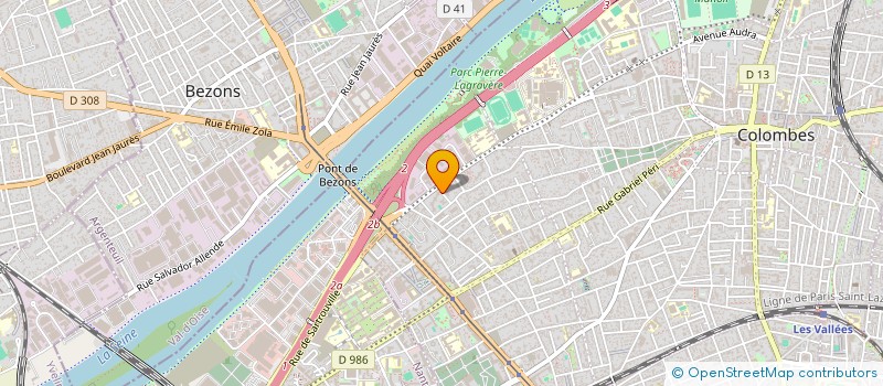 localisation de l'entreprise MONSIEUR ABDERRAHMANE EL ATTAR  COLOMBES