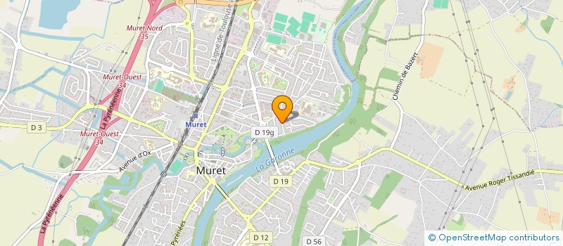 localisation de l'entreprise MONSIEUR ABDERRAHMANE EL GADDARI  MURET