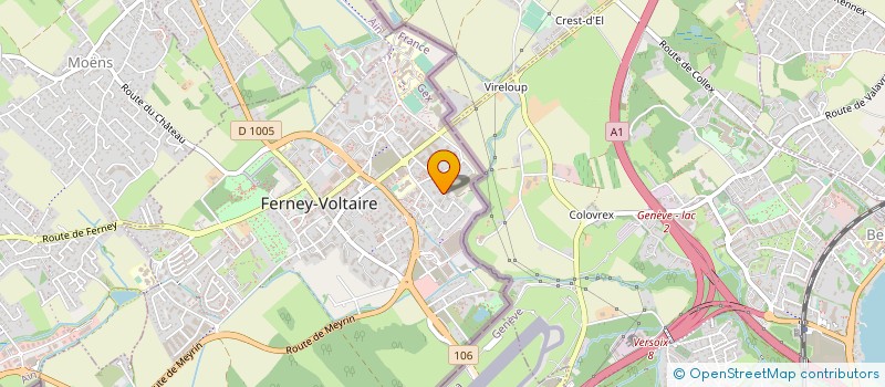 localisation de l'entreprise MONSIEUR ABDERRAHMANE EL HALLOUFI à FERNEY-VOLTAIRE