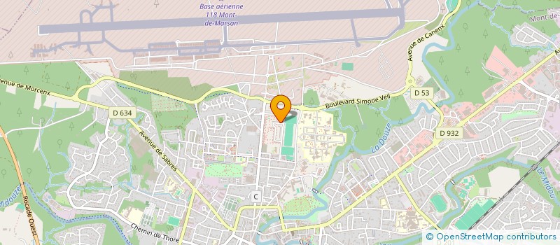 localisation de l'entreprise MONSIEUR ABDERRAHMANE EL HASNAOUI  MONT-DE-MARSAN