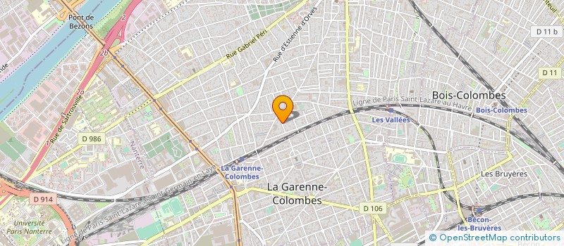 localisation de l'entreprise MONSIEUR ABDERRAHMANE FENTROUCI à COLOMBES