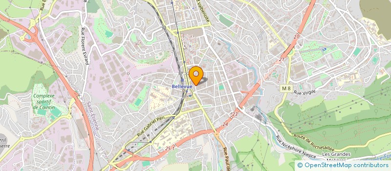 localisation de l'entreprise MONSIEUR ABDERRAHMANE HACHEMI  SAINT-ETIENNE