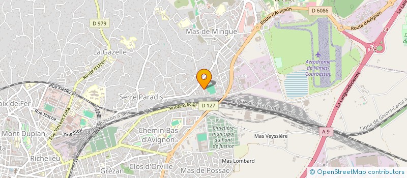 localisation de l'entreprise MONSIEUR ABDERRAHMANE HADJOUTI  NIMES