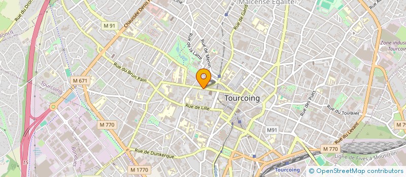 localisation de l'entreprise MONSIEUR ABDERRAHMANE HAMMOUCH  TOURCOING