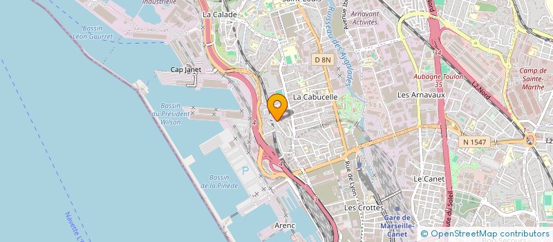 localisation de l'entreprise MONSIEUR ABDERRAHMANE HANCHI à MARSEILLE