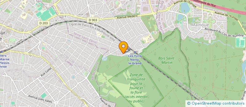 localisation de l'entreprise MONSIEUR ABDERRAHMANE HARRACHE  NOISY-LE-GRAND