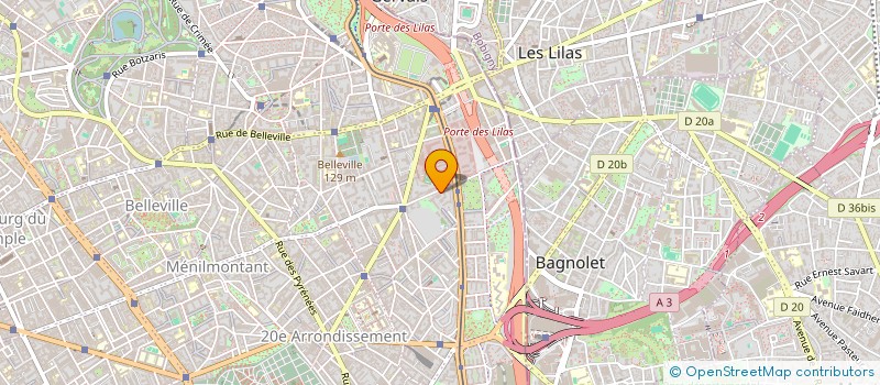 localisation de l'entreprise MONSIEUR ABDERRAHMANE HAYANE  PARIS