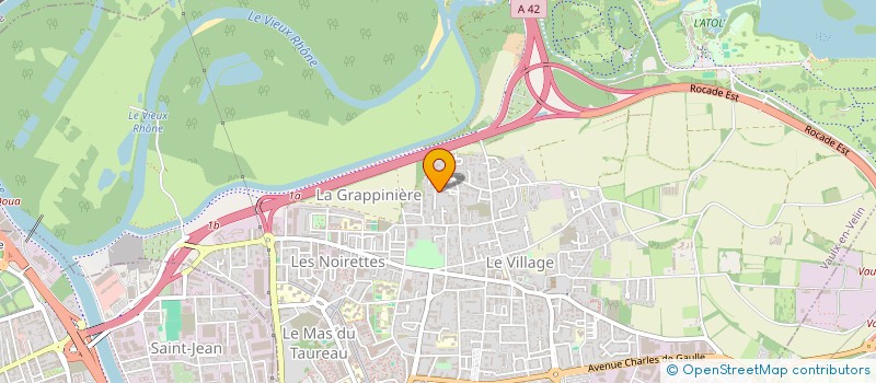 localisation de l'entreprise MONSIEUR ABDERRAHMANE IRDA  VAULX-EN-VELIN