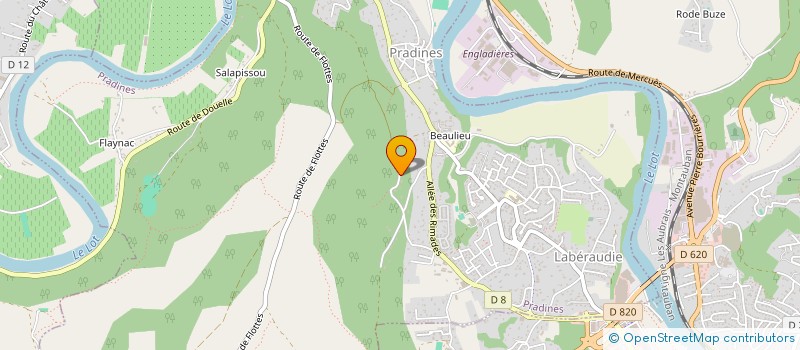 localisation de l'entreprise MONSIEUR ABDERRAHMANE JABALLAH  PRADINES