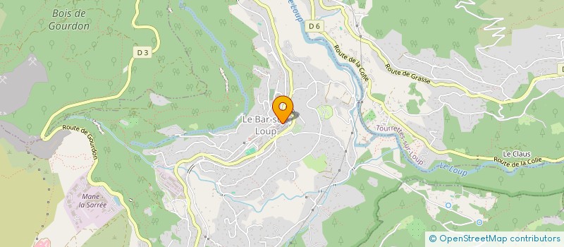 localisation de l'entreprise MONSIEUR ABDERRAHMANE KARMOUS  LE BAR-SUR-LOUP