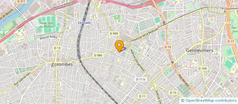 localisation de l'entreprise MONSIEUR ABDERRAHMANE KHALDOUN à BOIS-COLOMBES