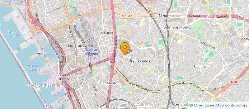 localisation de l'entreprise MONSIEUR ABDERRAHMANE KICHI à MARSEILLE