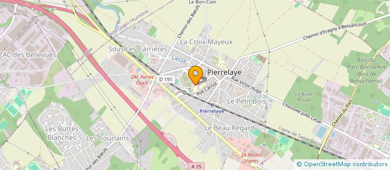 localisation de l'entreprise MONSIEUR ABDERRAHMANE KICHOU  PIERRELAYE