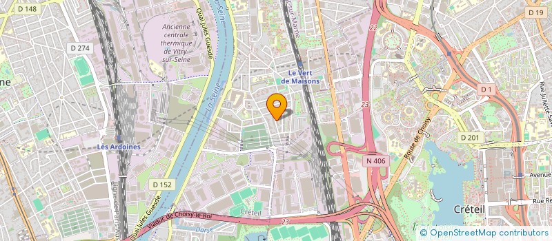 localisation de l'entreprise MONSIEUR ABDERRAHMANE KOUBACH  ALFORTVILLE