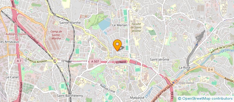 localisation de l'entreprise MONSIEUR ABDERRAHMANE LAOUFI  MARSEILLE